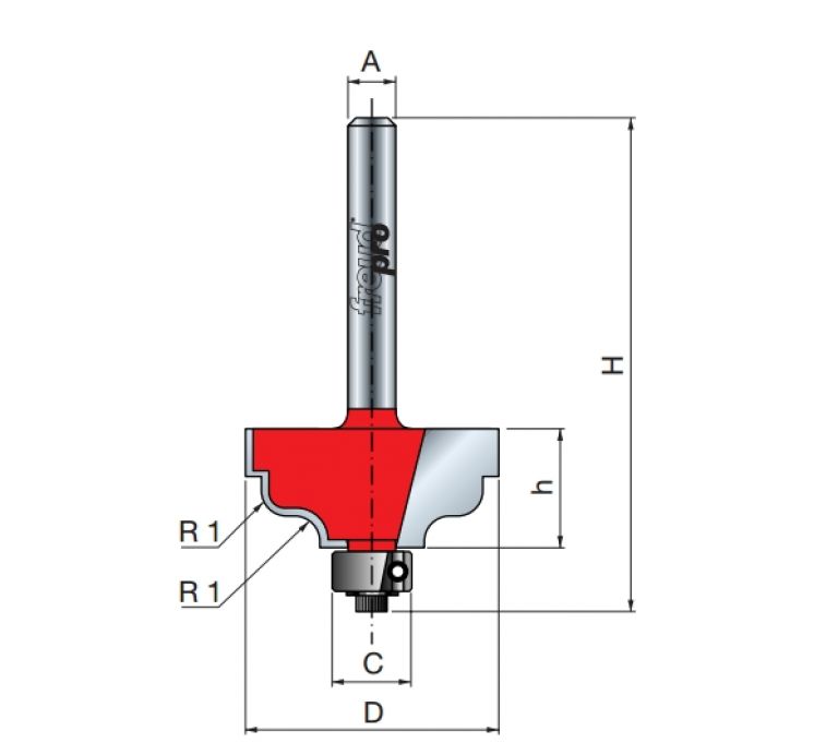 FRESA FREUD PRO 38-45206P- 6MM