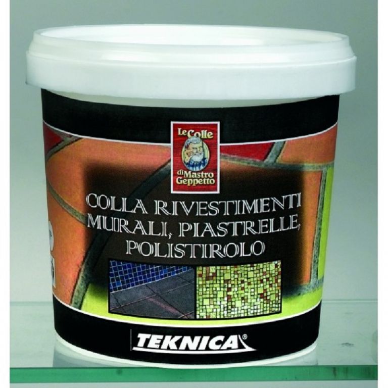 COLLA RIVESTIMENTI MURALI,PIASTRELLE E POLISTIROLO 1 KG