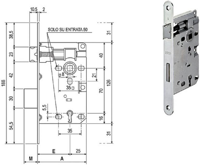 SERRATURE AGB PATENT PICCOLA ART.571